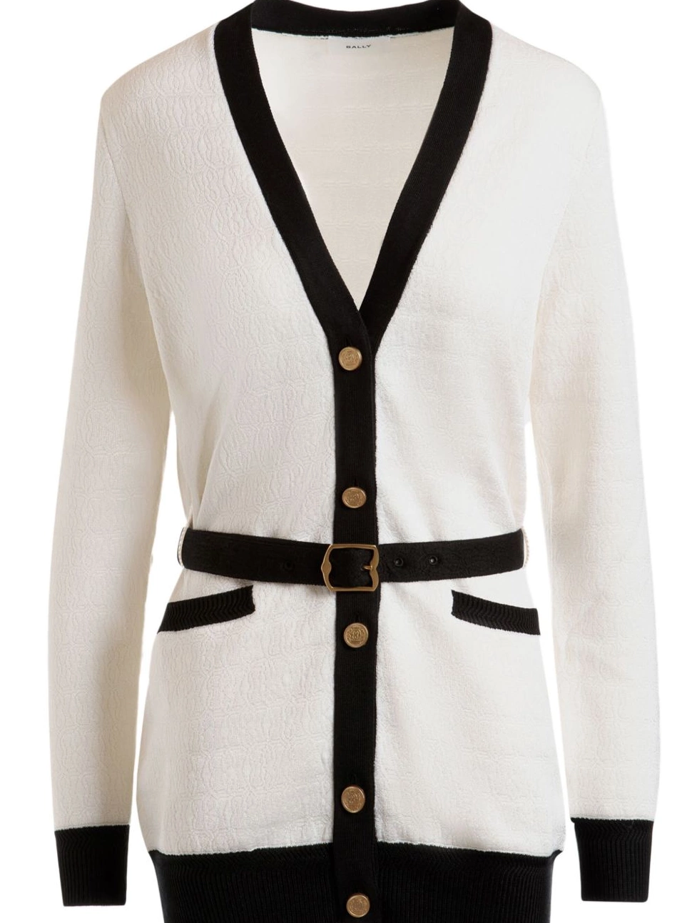Cheap Alanui cardigan jacquard Women belted 0629
